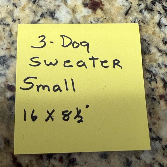 3- Small Dogs Sweaters - Picture 3 of 3